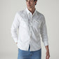 Men's Solid Slim Fit Denim Shirt - Styleshot View