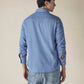 Men's Solid Regular Fit Denim Shirt - 1a2cac86-0681-450d-bc84-0107b6b09388 View