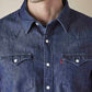 Men's Solid Regular Fit Denim Shirt - 0e002781-874a-4a8a-a38f-07e80adb718e View
