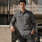 Men's Solid Slim Fit Denim Shirt - 176210395 View