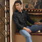 Men's Solid Slim Fit Denim Shirt - 176210396 View