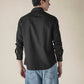 Men's Solid Regular Fit Denim Shirt - aca30e28-ec45-46f0-a104-e08ea8701d14 View
