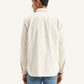 Men's Solid Regular Fit Denim Shirt - Back View