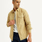 Men's Checkered Slim Fit Corduroy Shirt - Elevated View