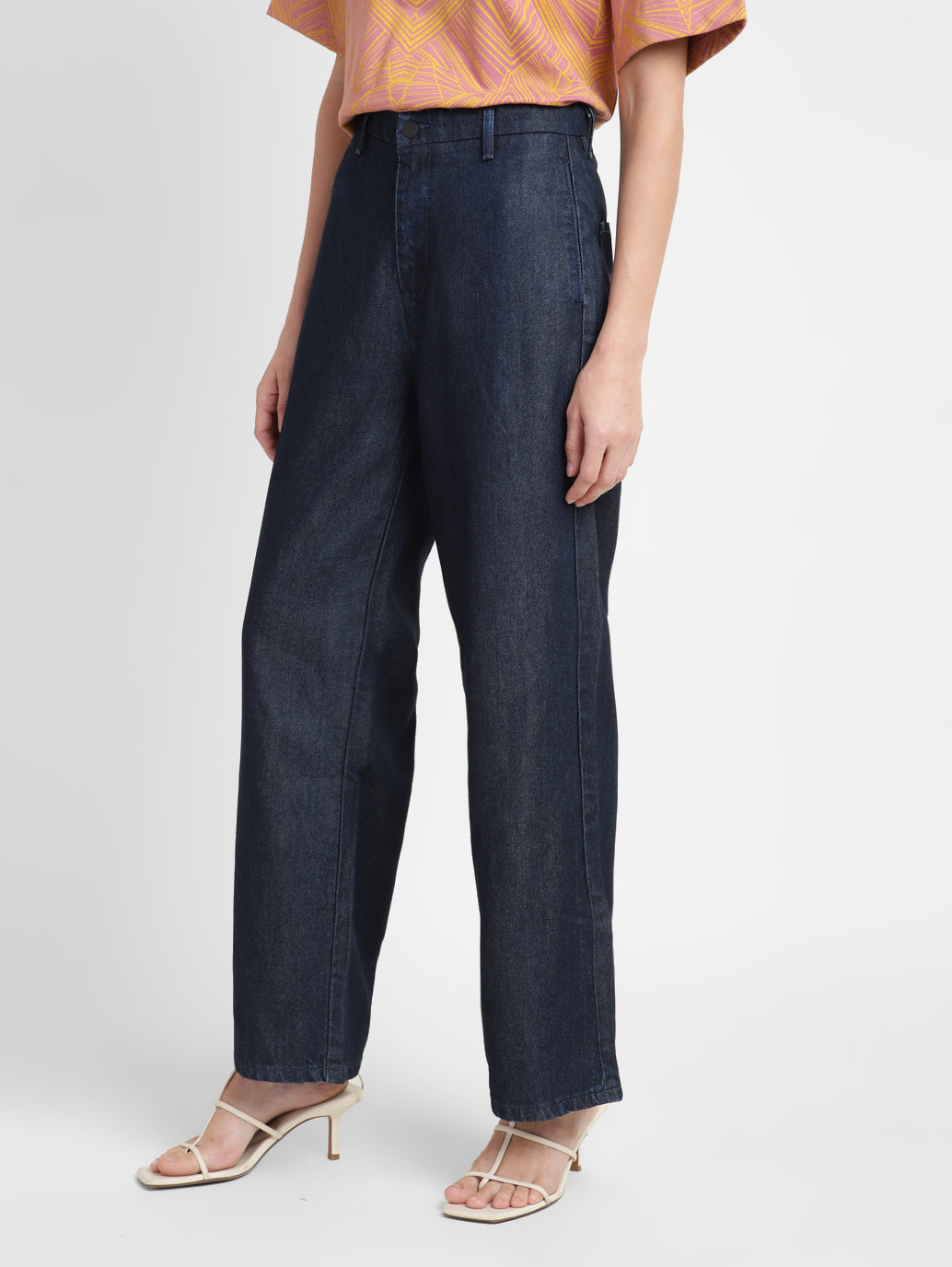 Women's Blue Mile High Wide Leg Fit High Rise Jeans - 1ba22125-5ea4-456a-be30-c6235d34c8fe View