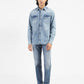 Men's Solid Blue Collar Denim Shirt - b1967eb3-a16d-429b-930f-6abecc81b990 View