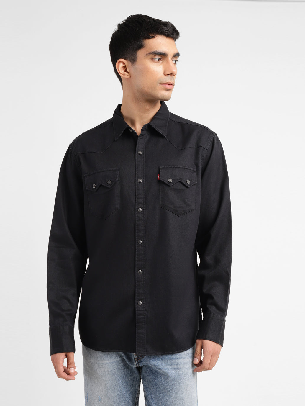 Men's Solid Slim Fit Shirt - bdf1124d-2e0d-4292-8903-736b17f0f066 View