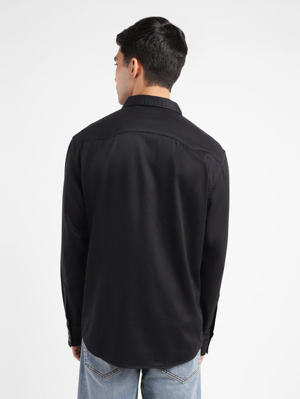 Men's Solid Slim Fit Shirt - 739882f9-69c6-4269-85ae-d35dfecec377 View