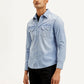 Men's Solid Slim Fit Shirt - Side View