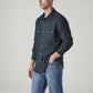 Men's Solid Slim Fit Denim Shirt - Side View