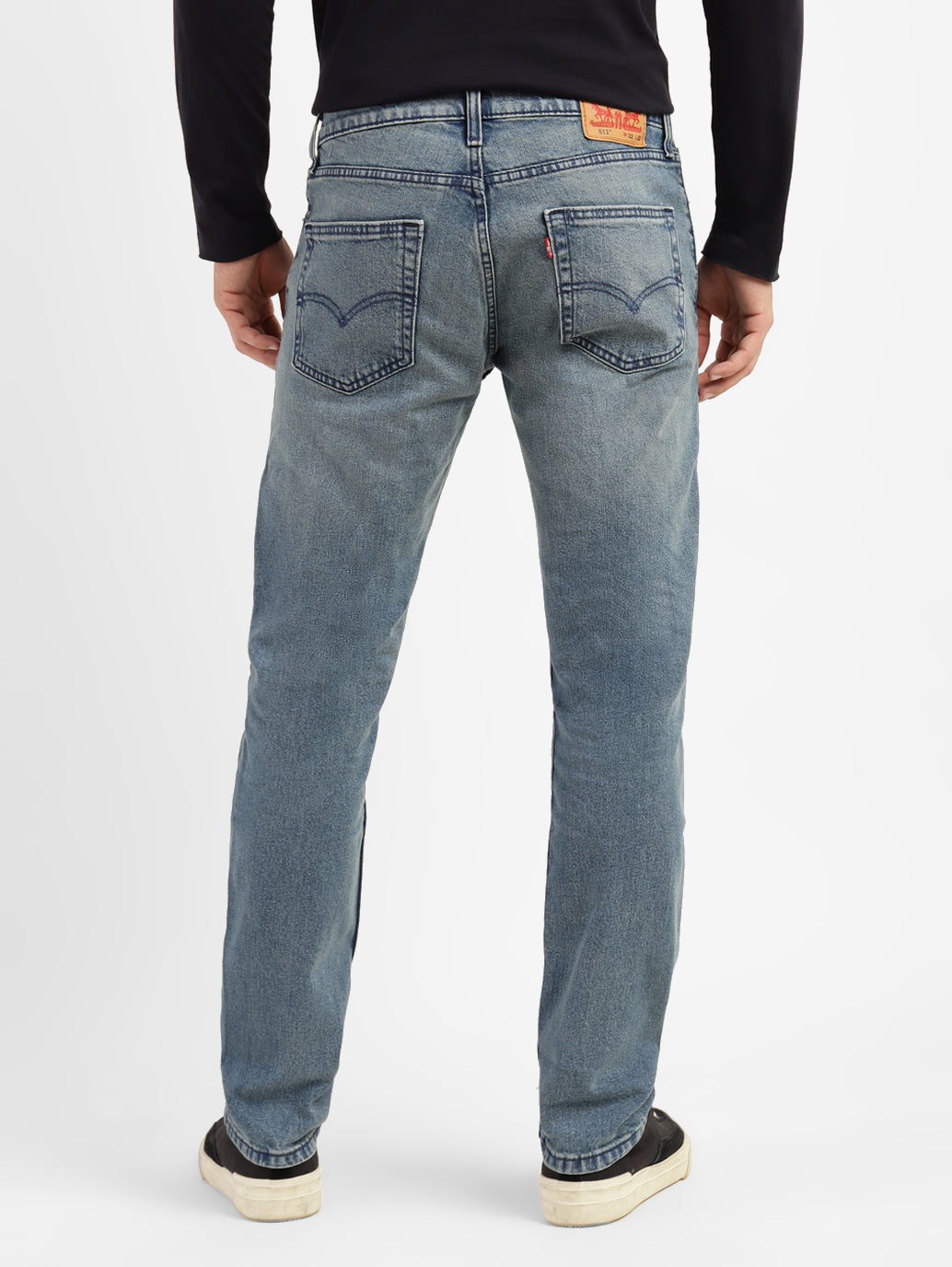 Men's 511 Blue Slim Fit Mid Rise Jeans - cdfa4509-609c-447f-9091-ba28db8ccbea View