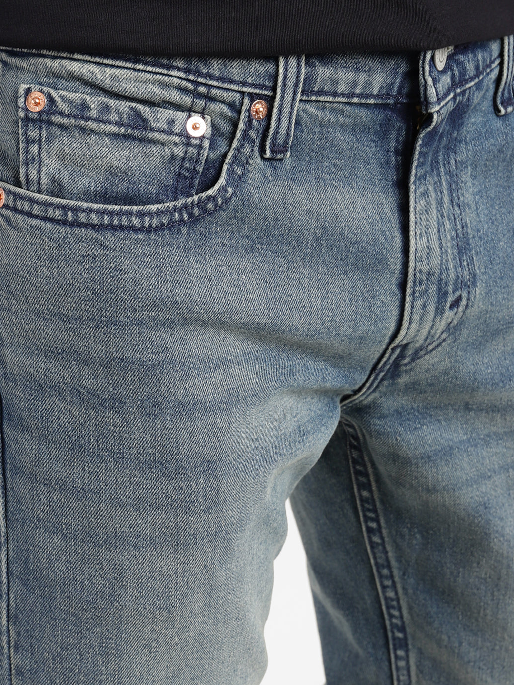 Men's 511 Blue Slim Fit Mid Rise Jeans - 452e4ae8-3d9a-47c8-9154-6c46c2ac354d View