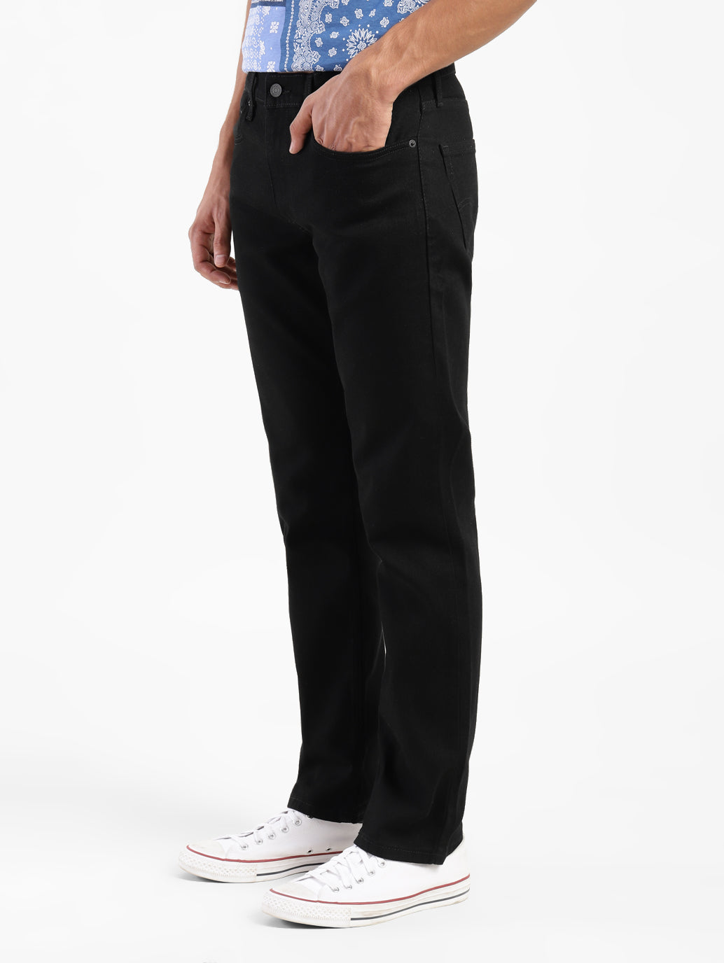 Men's 511 Black Slim Fit Mid Rise Jeans - dc604833-faa8-4763-ae56-8a0de51cd8b4 View