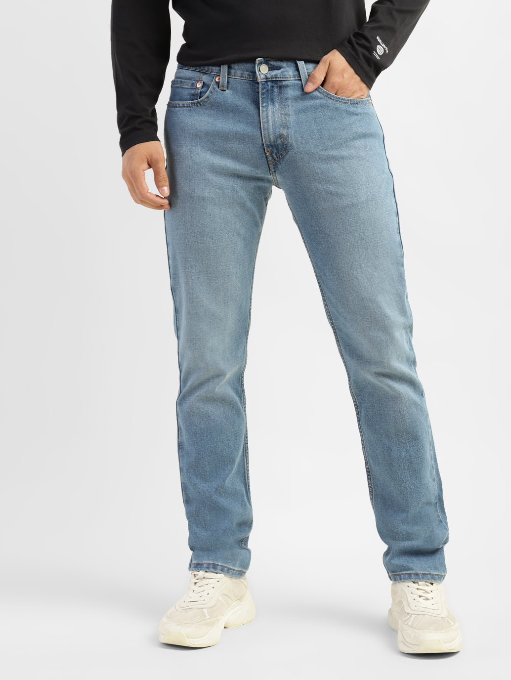 Men's 511 Blue Slim Fit Mid Rise Jeans