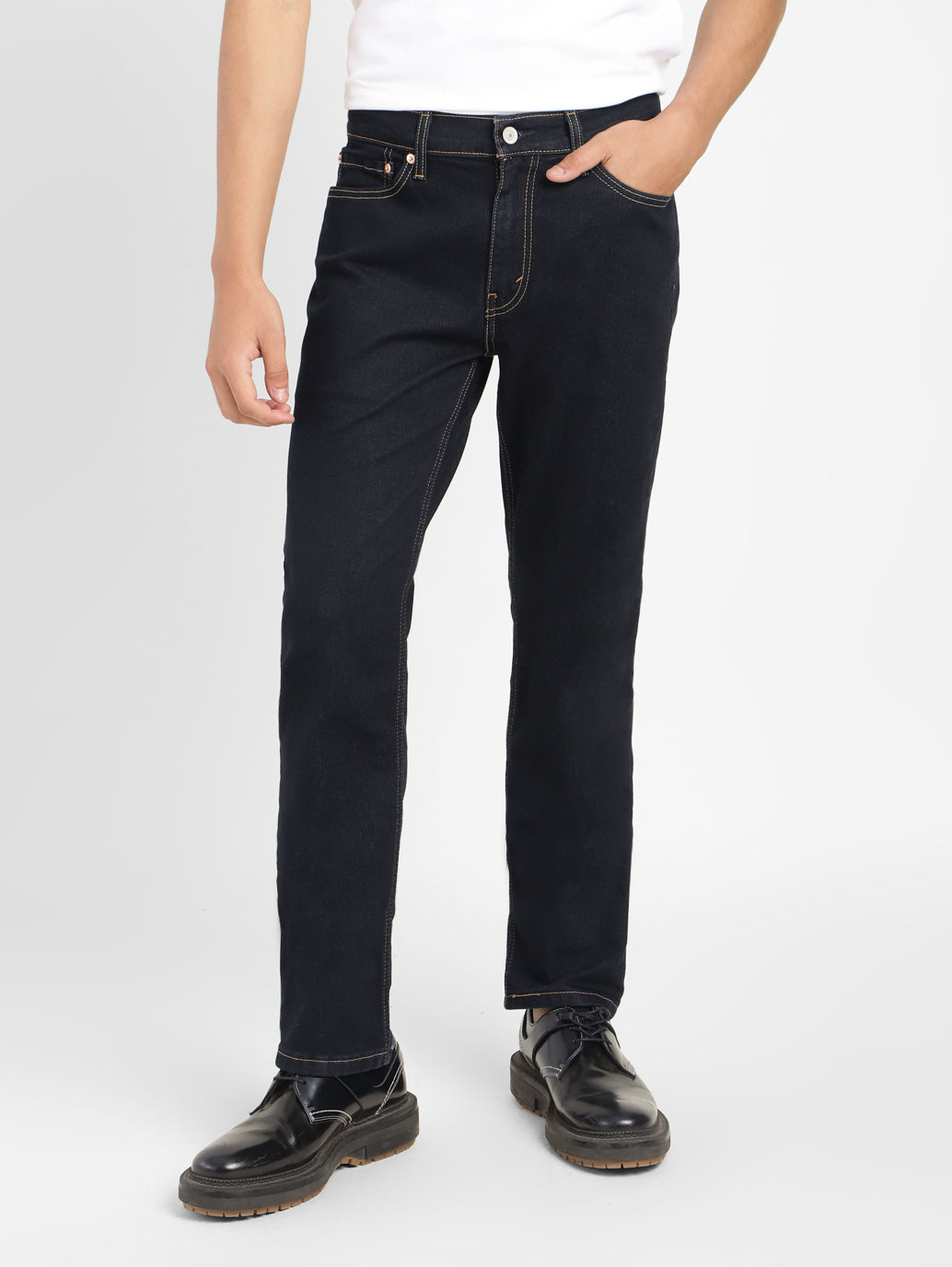 Men's 511 Blue Slim Fit Mid Rise Jeans - bf6a101e-d15b-49ad-a750-5ebdf1173ebd View