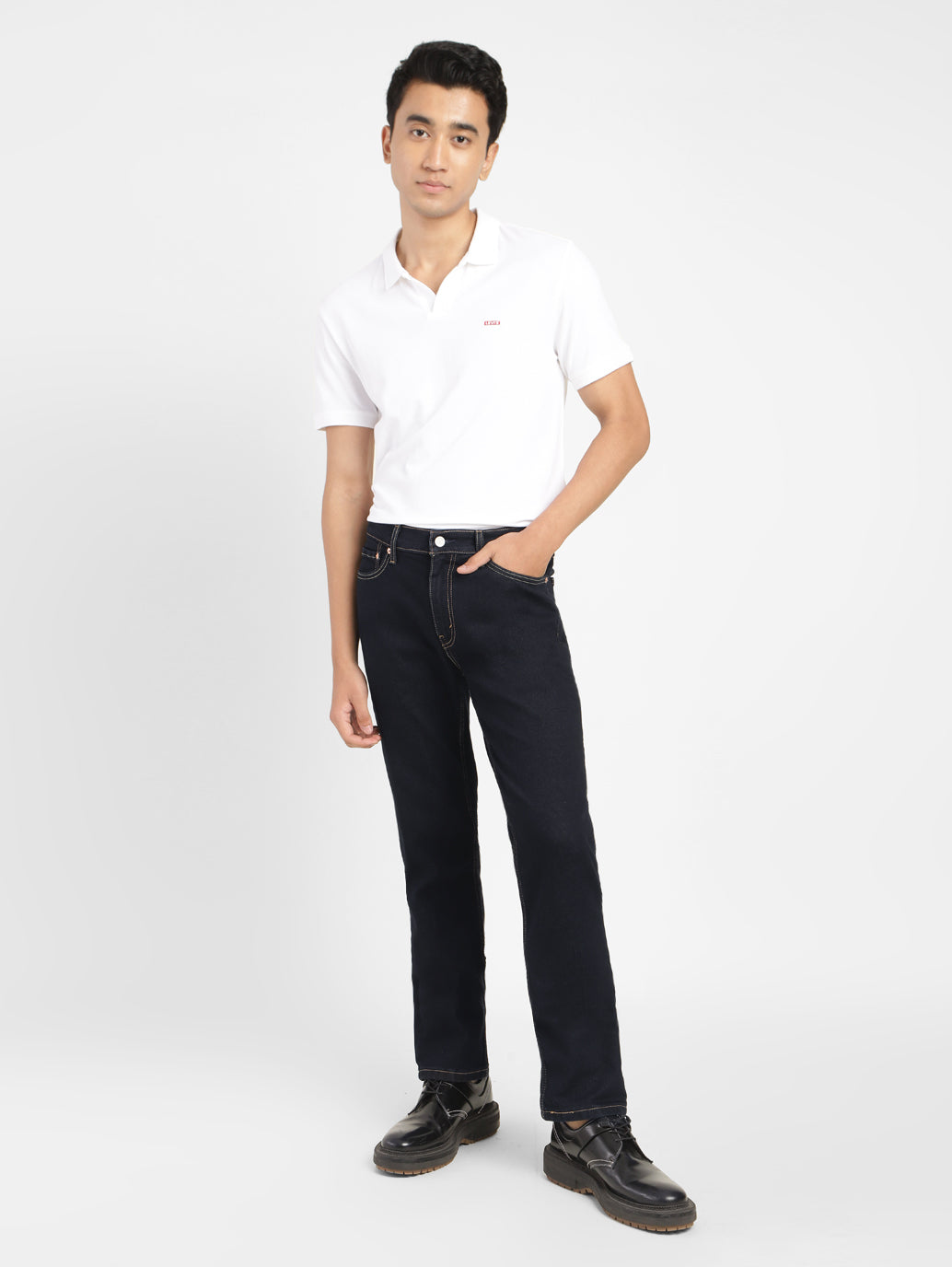 Men's 511 Blue Slim Fit Mid Rise Jeans - 83e8fdc6-e31c-4183-bf88-06af423804df View