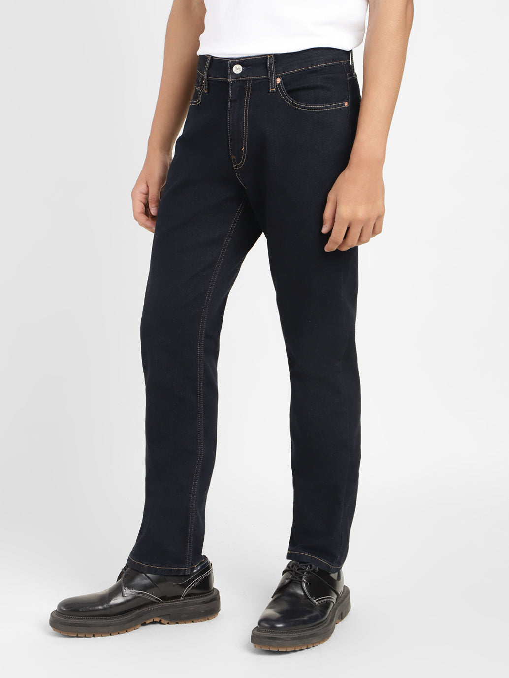 Men's 511 Blue Slim Fit Mid Rise Jeans - 7f0a13e2-a8cd-4c28-8939-bf0188b799f6 View