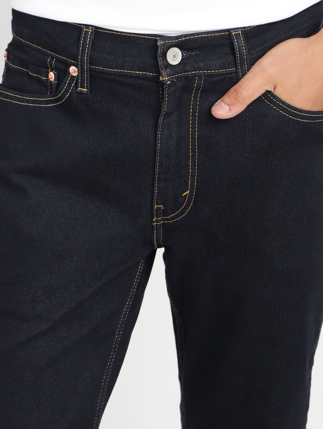 Men's 511 Blue Slim Fit Mid Rise Jeans - 3a5d7452-901a-4044-928a-a68c3545132b View