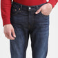 Men's 511 Blue Slim Fit Mid Rise Jeans - Frontdetails View