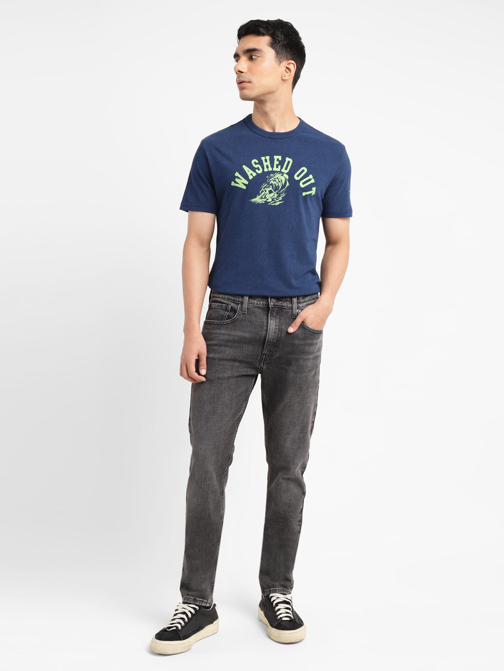 Men's 511 Black Slim Fit Mid Rise Jeans - 0e1ed7e9-4c5b-43d2-92bb-683dfd2a9784 View