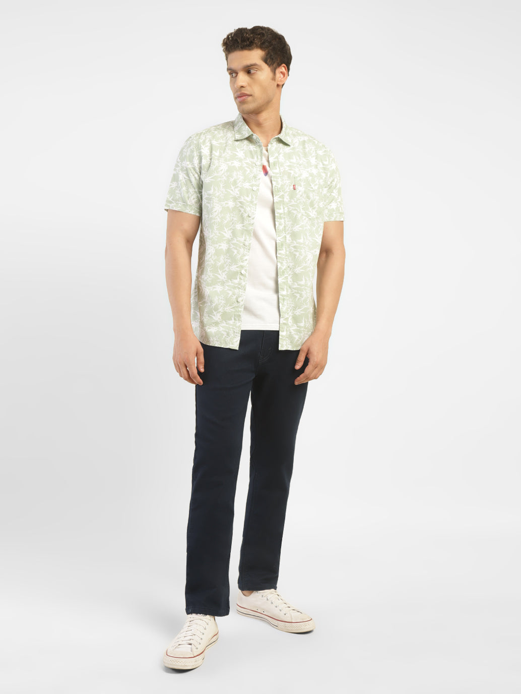 Men's 511 Blue Slim Fit Mid Rise Jeans - StyleShot View