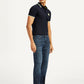 Men's 511 Navy Blue Slim Fit Mid Rise Jeans - Side View