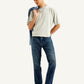 Men's 511 Blue Slim Fit Mid Rise Jeans - Styleshot View