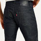 Men's 511 Navy Blue Slim Fit Mid Rise Jeans - Detail View