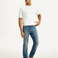 Men's 511 Blue Slim Fit Mid Rise Jeans - Side View