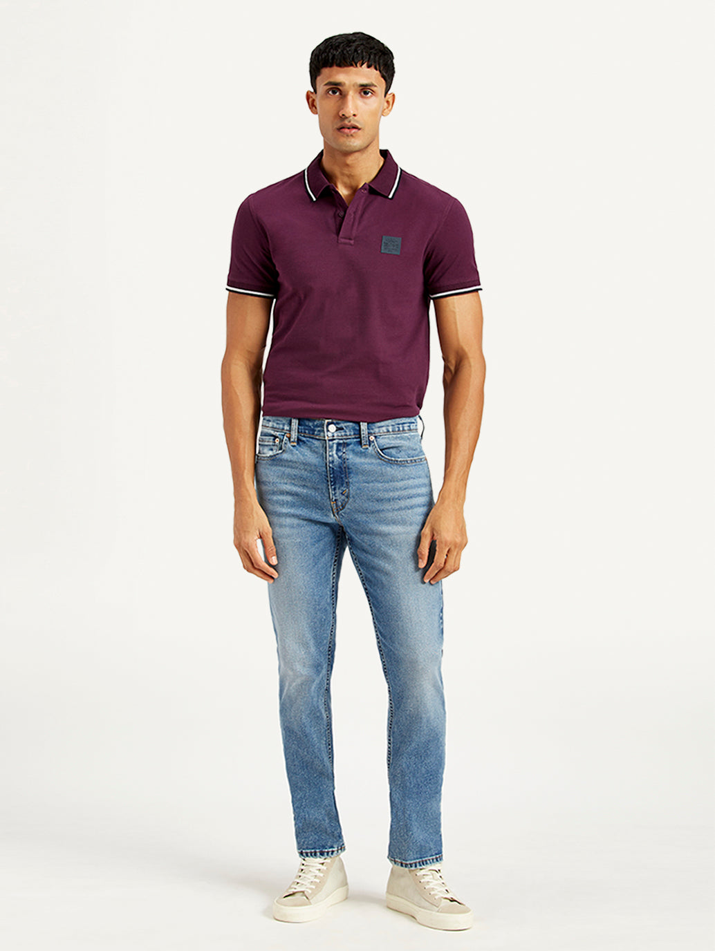 Men's 511 Blue Slim Fit Mid Rise Jeans - d20538b8-5136-48a4-9229-2d7441002e76 View