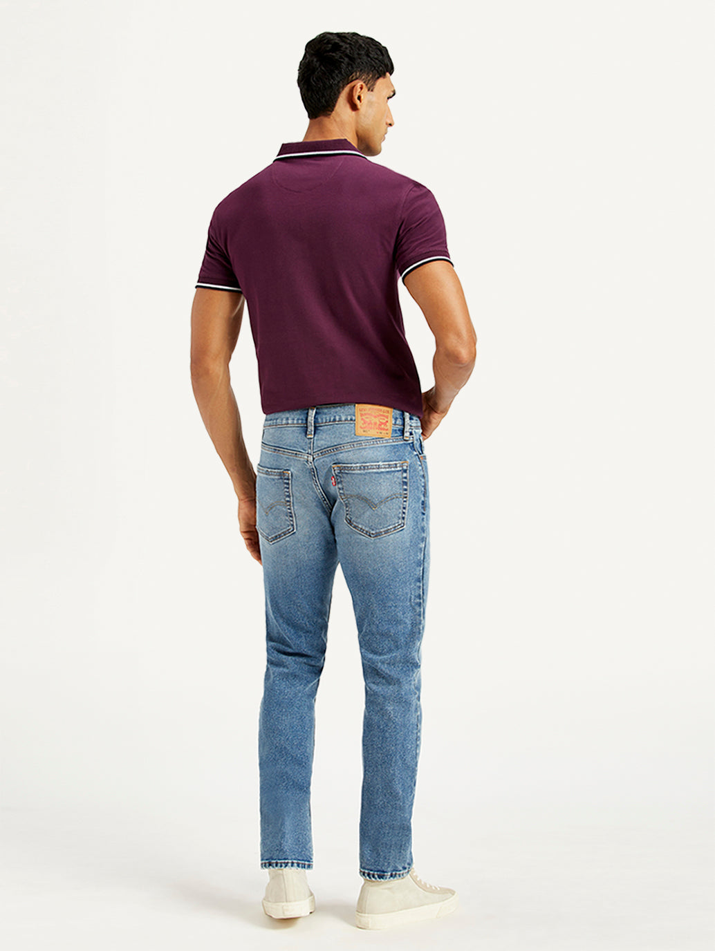 Men's 511 Blue Slim Fit Mid Rise Jeans - 2c29d47e-04af-49ab-b05b-546e0eccc435 View