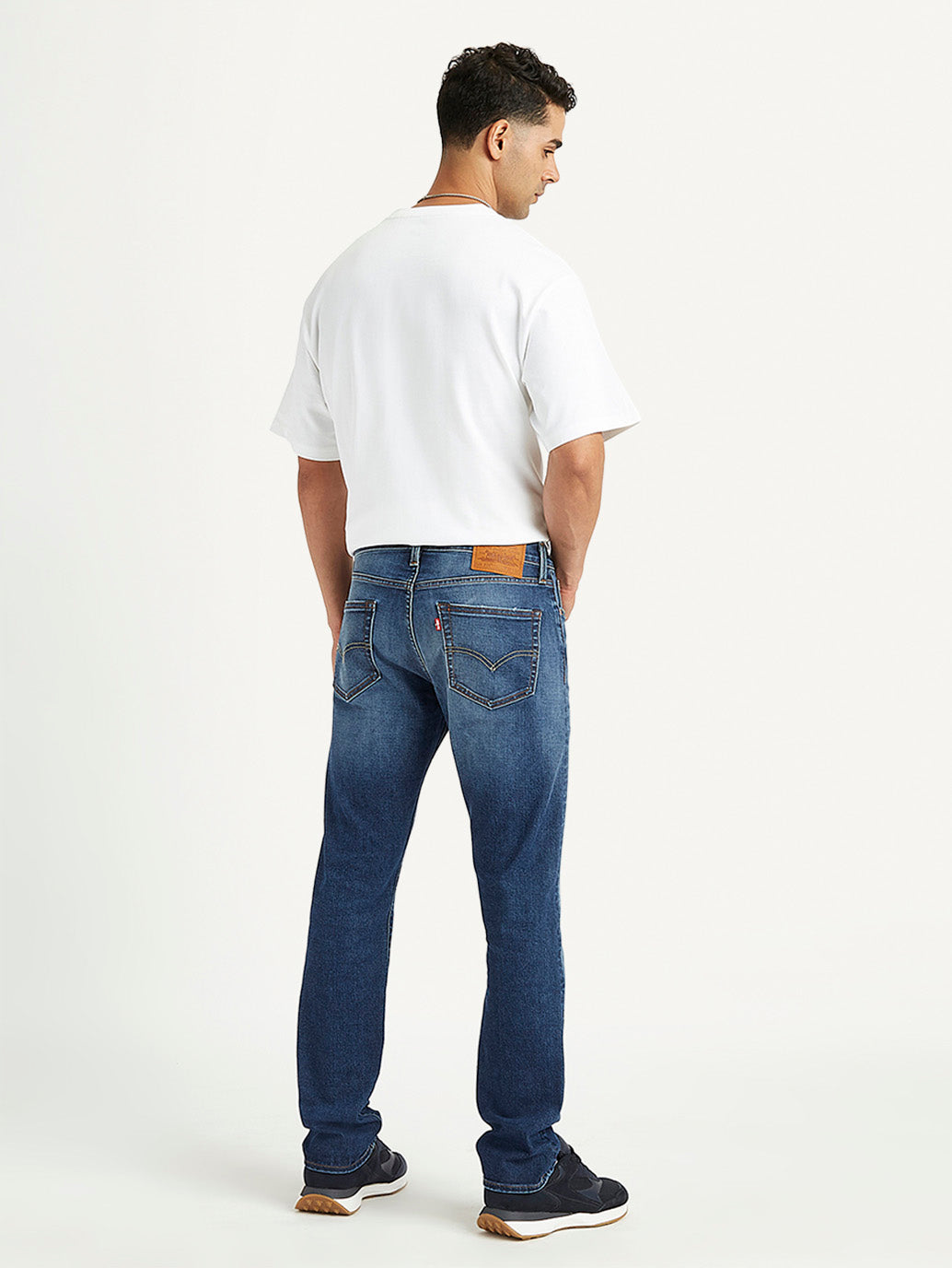 Men's 511 Blue Slim Fit Mid Rise Jeans - 4b6c7169-70a4-4354-a050-ba47f77d3d90 View