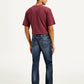 Men's 511 Navy Blue Slim Fit Mid Rise Jeans - Back View