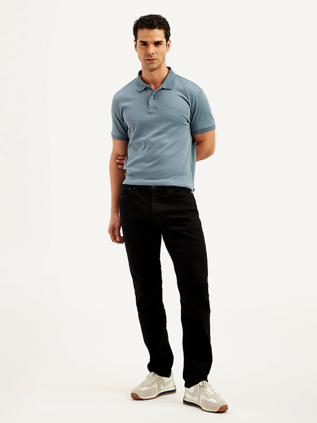 Men's 511 Black Slim Fit Mid Rise Jeans - 20 View