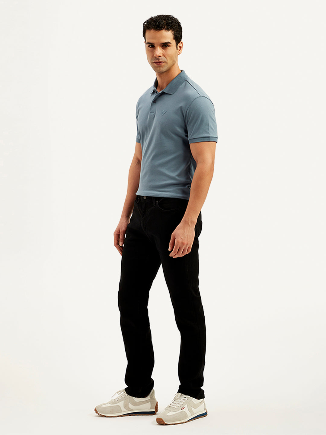 Men's 511 Black Slim Fit Mid Rise Jeans - 20 View
