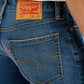 Men's 511 Blue Slim Fit Mid Rise Jeans - Detail View