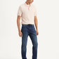 Men's 511 Blue Slim Fit Mid Rise Jeans - Side View