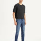 Men's 511 Blue Slim Fit Mid Rise Jeans - Side View