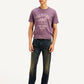 Men's 511 Navy Blue Slim Fit Mid Rise Jeans - Front View