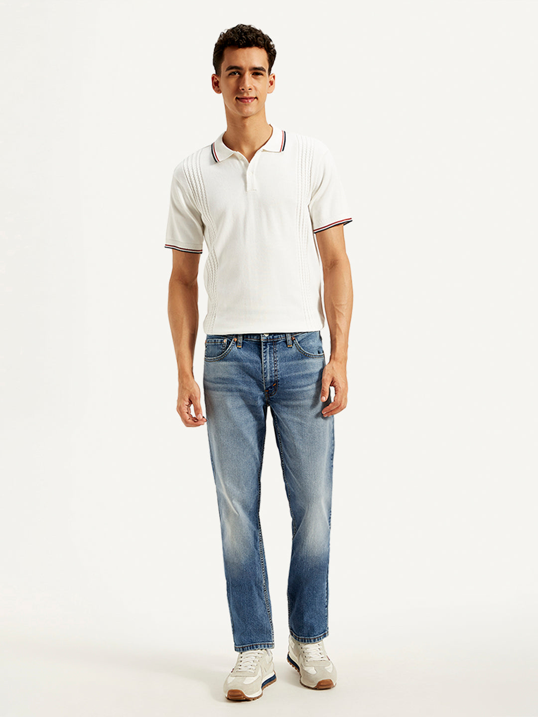 Men's 511 Blue Slim Fit Mid Rise Jeans - 20 View