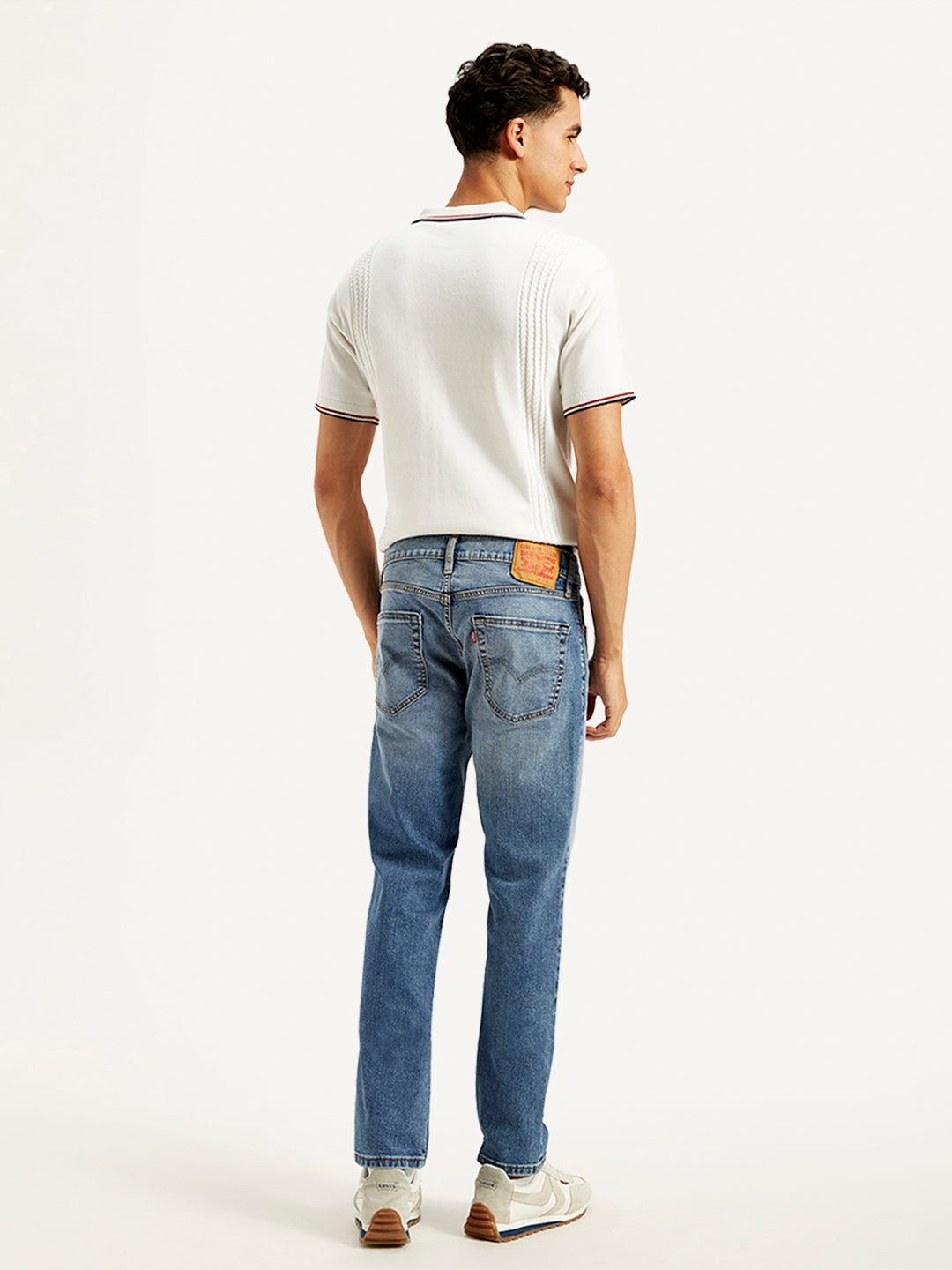 Men's 511 Blue Slim Fit Mid Rise Jeans - 20 View
