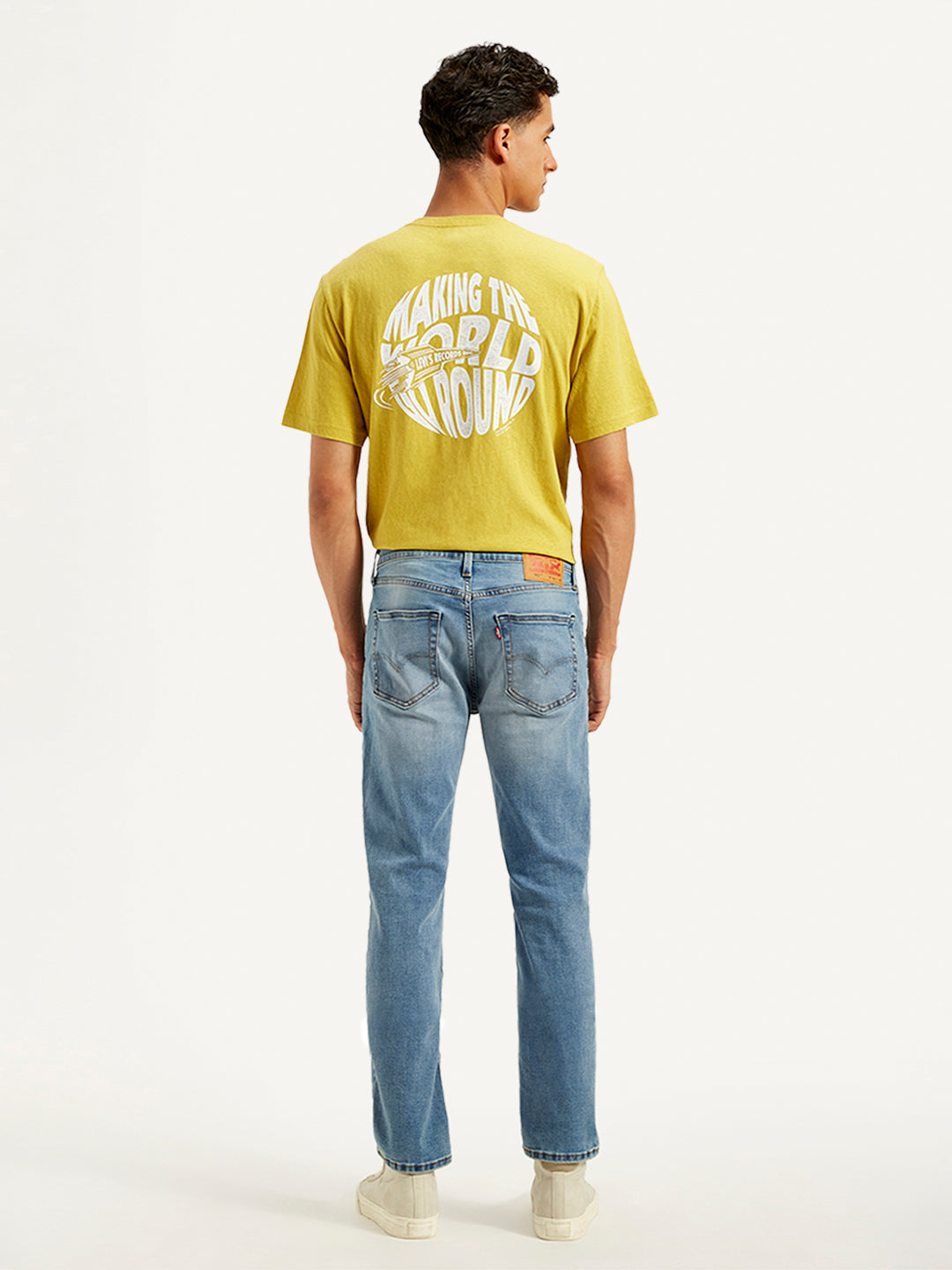 Men's 511 Blue Slim Fit Mid Rise Jeans - 20 View