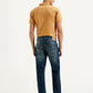 Men's 511 Dark Blue Slim Fit Mid Rise Jeans - Back View