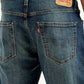 Men's 511 Dark Blue Slim Fit Mid Rise Jeans - Detail View