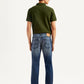 Men's 511 Dark Blue Slim Fit Mid Rise Jeans - Back View