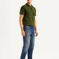 Men's 511 Dark Blue Slim Fit Mid Rise Jeans - Side View