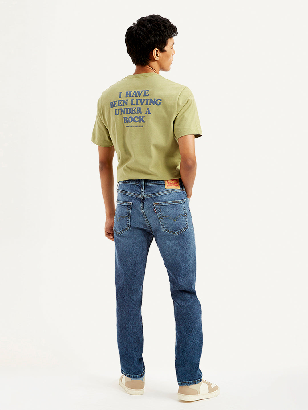 Men's 511 Blue Slim Fit Mid Rise Jeans - 20 View