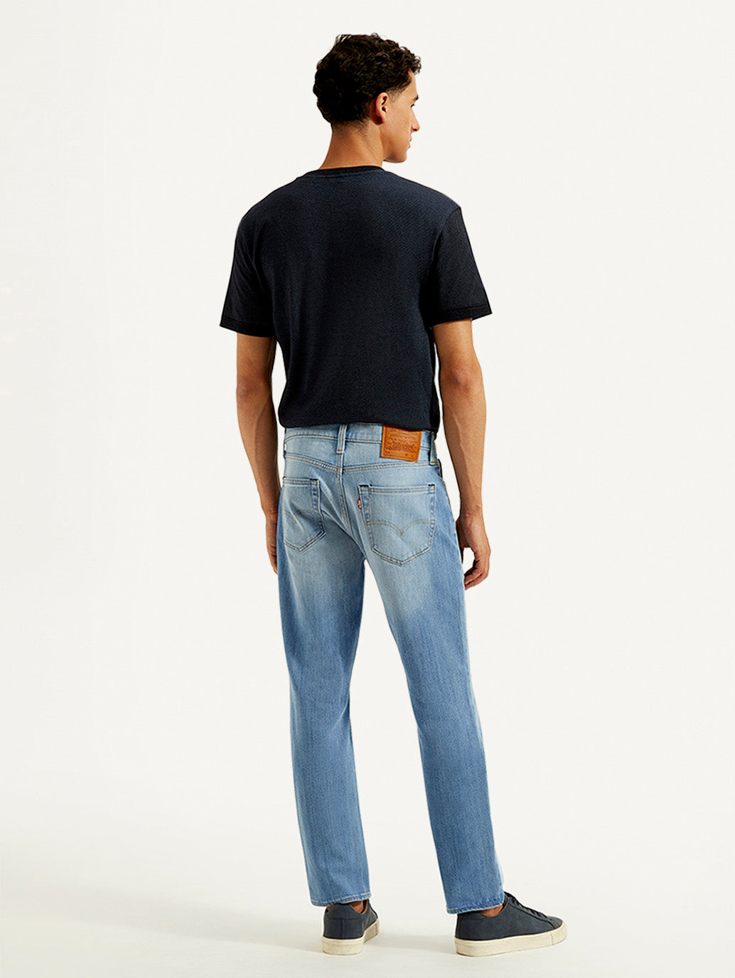 Men's 511 Light Blue Slim Fit Mid Rise Jeans - Back View