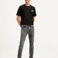 Men's 511 Charcoal Grey Slim Fit Mid Rise Jeans - Styleshot View