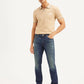 Men's 511 Navy Blue Slim Fit Mid Rise Jeans - Front View
